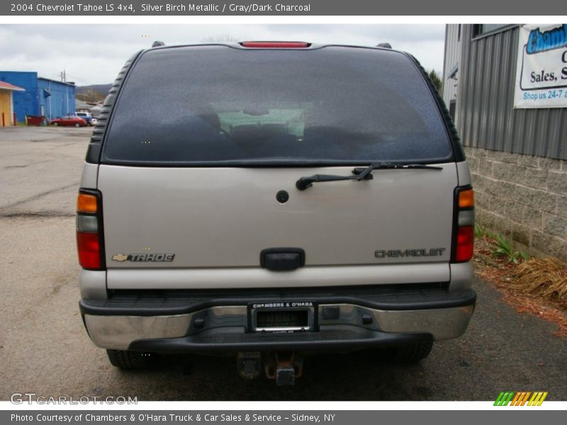 Silver Birch Metallic / Gray/Dark Charcoal 2004 Chevrolet Tahoe LS 4x4