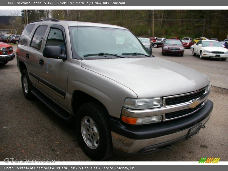 Silver Birch Metallic / Gray/Dark Charcoal 2004 Chevrolet Tahoe LS 4x4