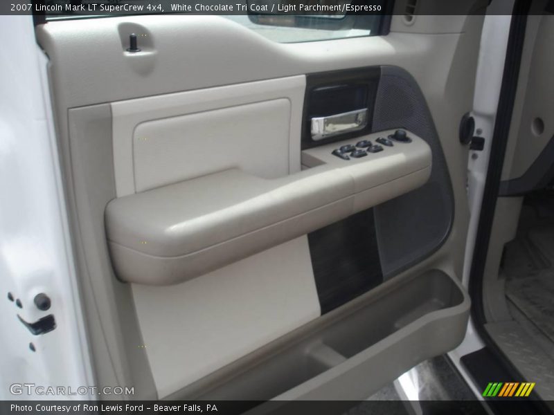 White Chocolate Tri Coat / Light Parchment/Espresso 2007 Lincoln Mark LT SuperCrew 4x4