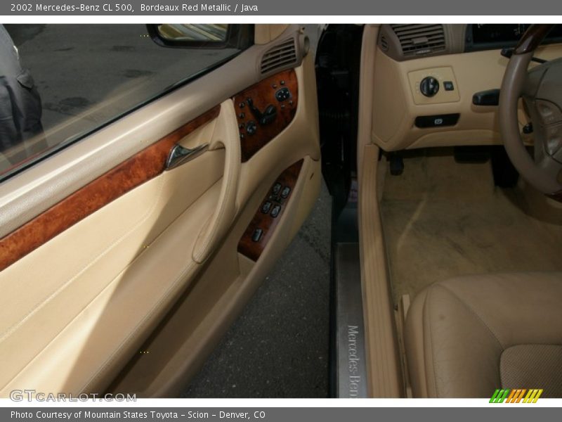 Bordeaux Red Metallic / Java 2002 Mercedes-Benz CL 500