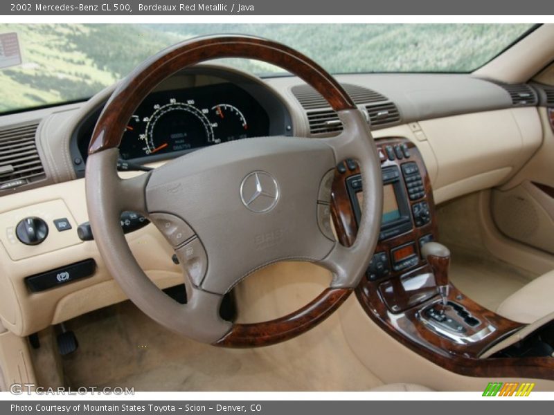 Bordeaux Red Metallic / Java 2002 Mercedes-Benz CL 500