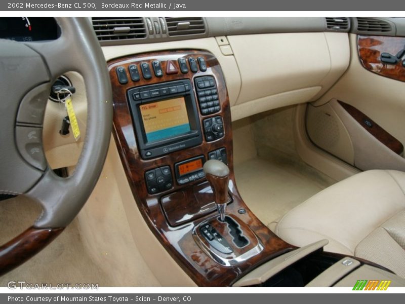 Bordeaux Red Metallic / Java 2002 Mercedes-Benz CL 500