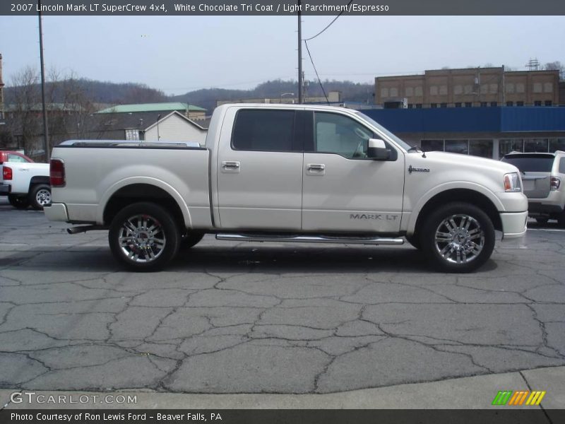 White Chocolate Tri Coat / Light Parchment/Espresso 2007 Lincoln Mark LT SuperCrew 4x4