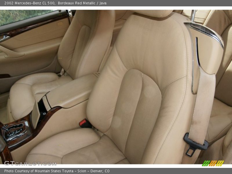 Bordeaux Red Metallic / Java 2002 Mercedes-Benz CL 500