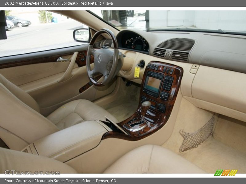 Bordeaux Red Metallic / Java 2002 Mercedes-Benz CL 500