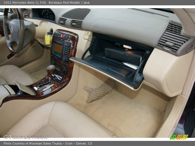 Bordeaux Red Metallic / Java 2002 Mercedes-Benz CL 500