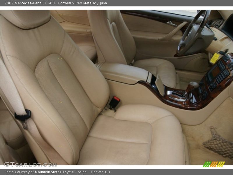 Bordeaux Red Metallic / Java 2002 Mercedes-Benz CL 500
