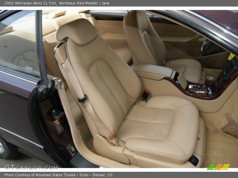 Bordeaux Red Metallic / Java 2002 Mercedes-Benz CL 500