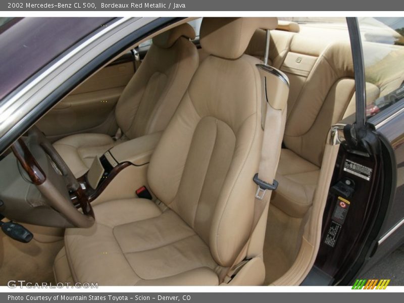 Bordeaux Red Metallic / Java 2002 Mercedes-Benz CL 500