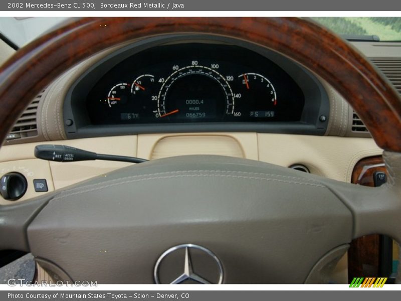 Bordeaux Red Metallic / Java 2002 Mercedes-Benz CL 500
