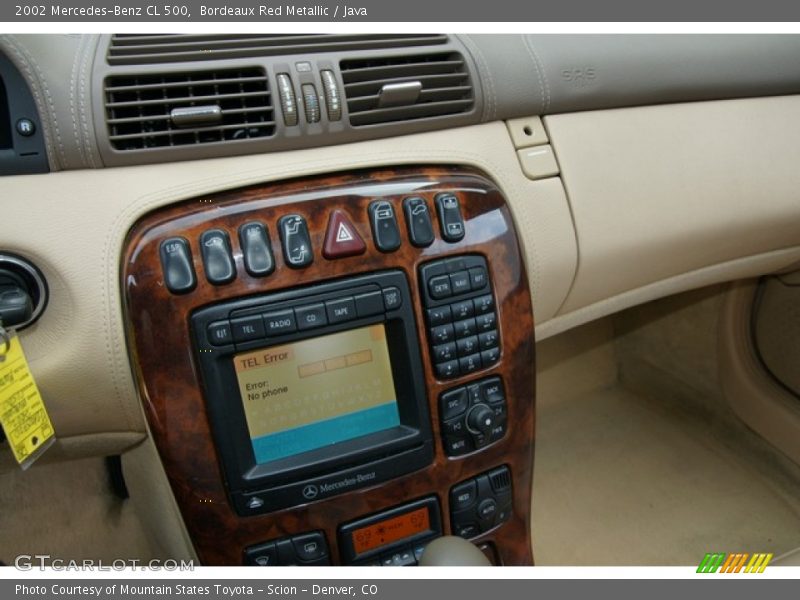Bordeaux Red Metallic / Java 2002 Mercedes-Benz CL 500
