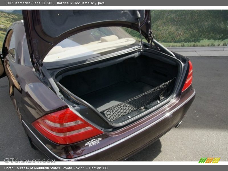 Bordeaux Red Metallic / Java 2002 Mercedes-Benz CL 500