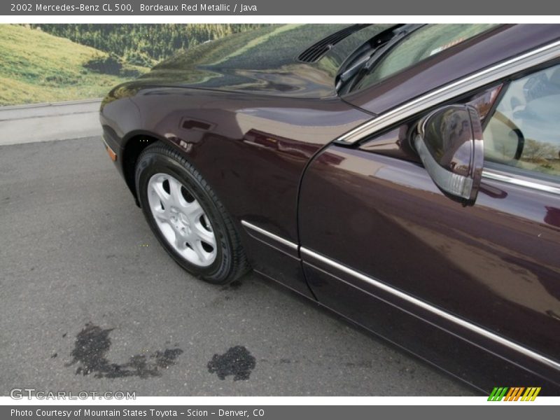 Bordeaux Red Metallic / Java 2002 Mercedes-Benz CL 500