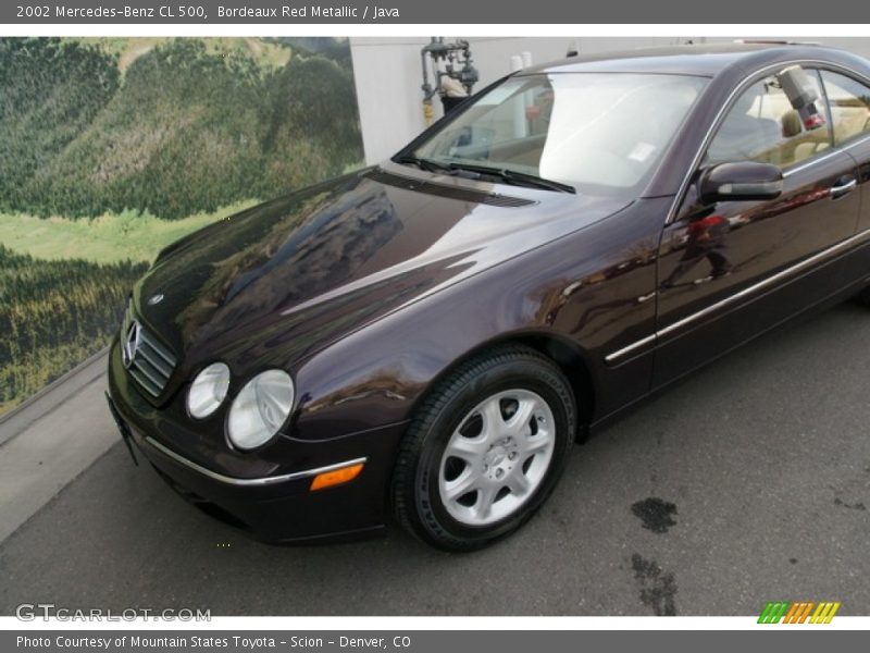 Bordeaux Red Metallic / Java 2002 Mercedes-Benz CL 500