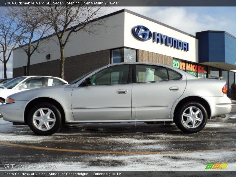 Sterling Silver Metallic / Pewter 2004 Oldsmobile Alero GL1 Sedan