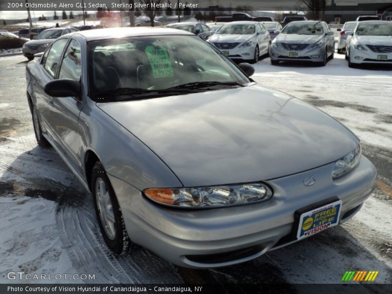 Sterling Silver Metallic / Pewter 2004 Oldsmobile Alero GL1 Sedan