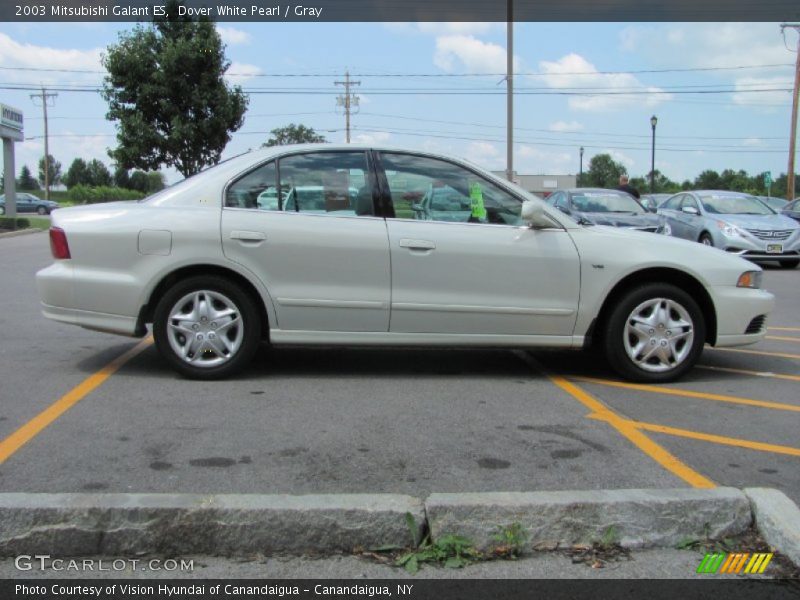 Dover White Pearl / Gray 2003 Mitsubishi Galant ES