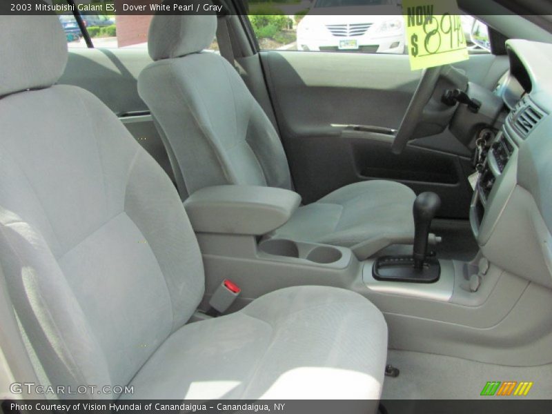 Dover White Pearl / Gray 2003 Mitsubishi Galant ES
