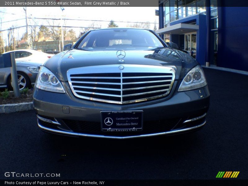 Flint Grey Metallic / Black 2011 Mercedes-Benz S 550 4Matic Sedan