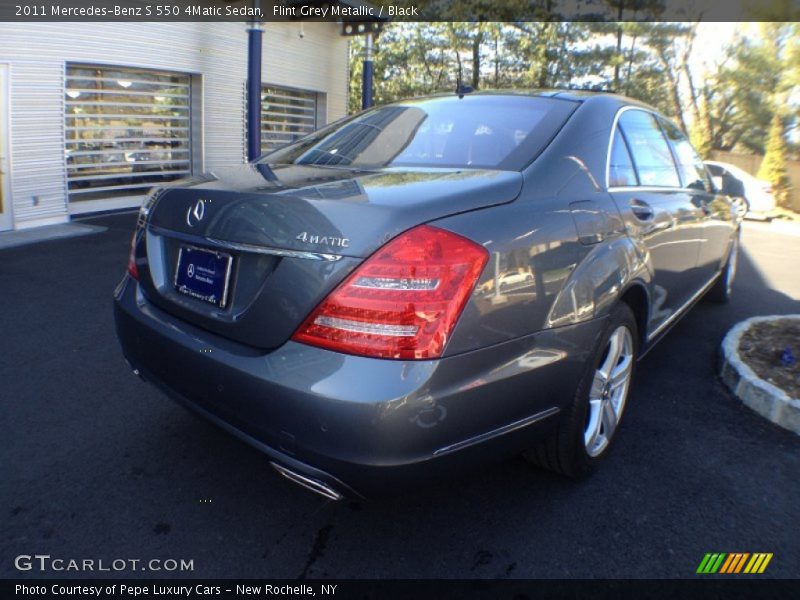Flint Grey Metallic / Black 2011 Mercedes-Benz S 550 4Matic Sedan