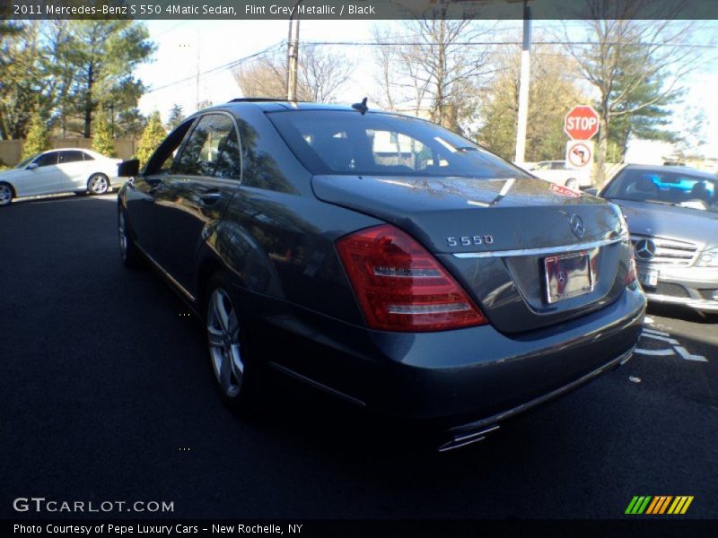 Flint Grey Metallic / Black 2011 Mercedes-Benz S 550 4Matic Sedan