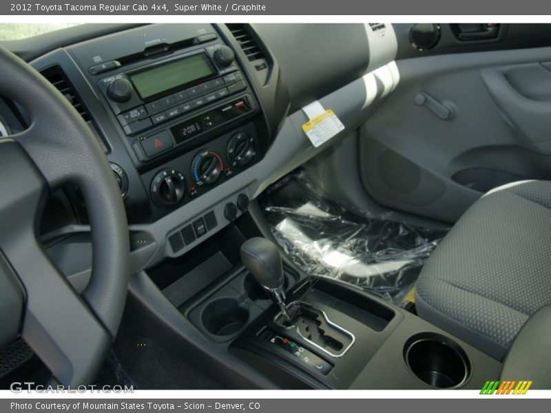 Super White / Graphite 2012 Toyota Tacoma Regular Cab 4x4