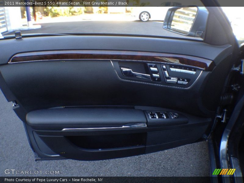 Flint Grey Metallic / Black 2011 Mercedes-Benz S 550 4Matic Sedan