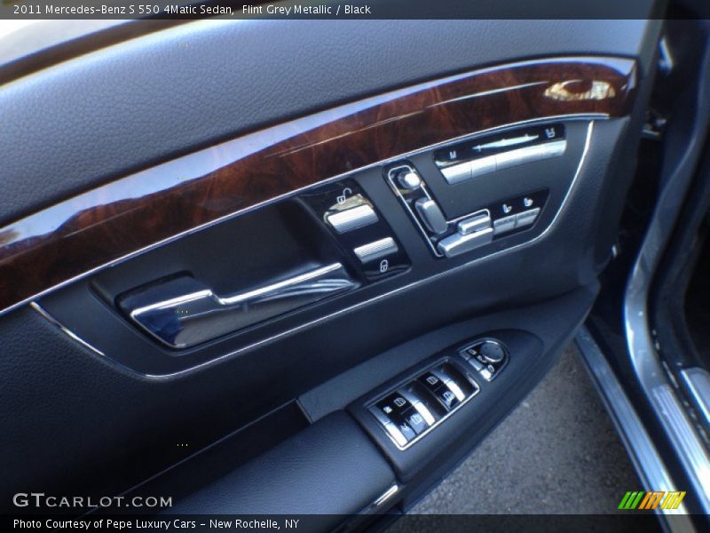 Flint Grey Metallic / Black 2011 Mercedes-Benz S 550 4Matic Sedan