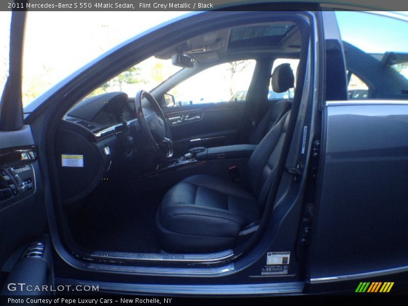 Flint Grey Metallic / Black 2011 Mercedes-Benz S 550 4Matic Sedan