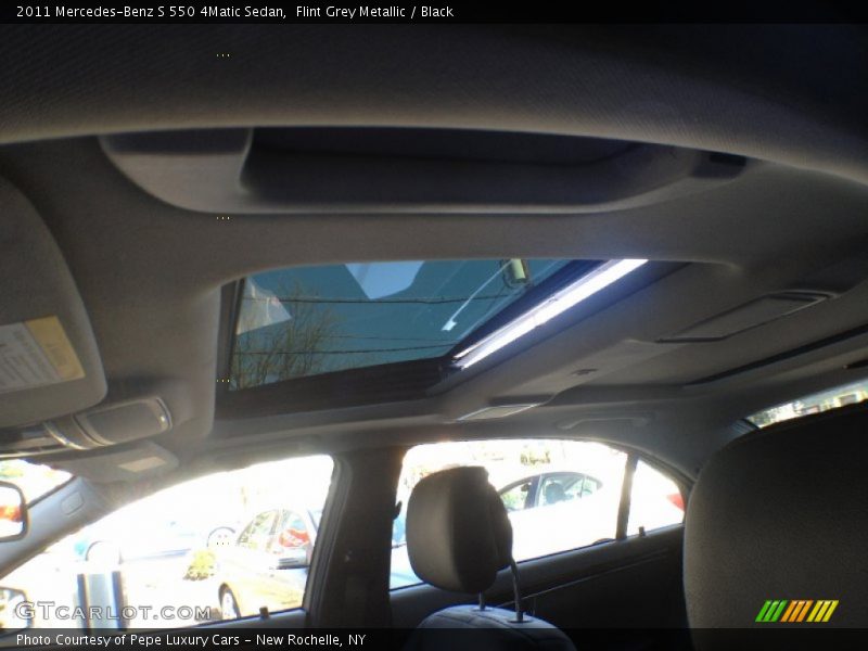 Flint Grey Metallic / Black 2011 Mercedes-Benz S 550 4Matic Sedan