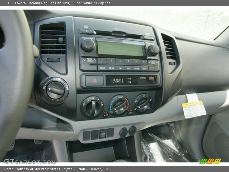 Super White / Graphite 2012 Toyota Tacoma Regular Cab 4x4