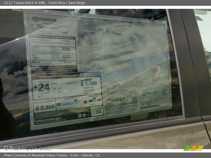 Pyrite Mica / Sand Beige 2012 Toyota RAV4 I4 4WD