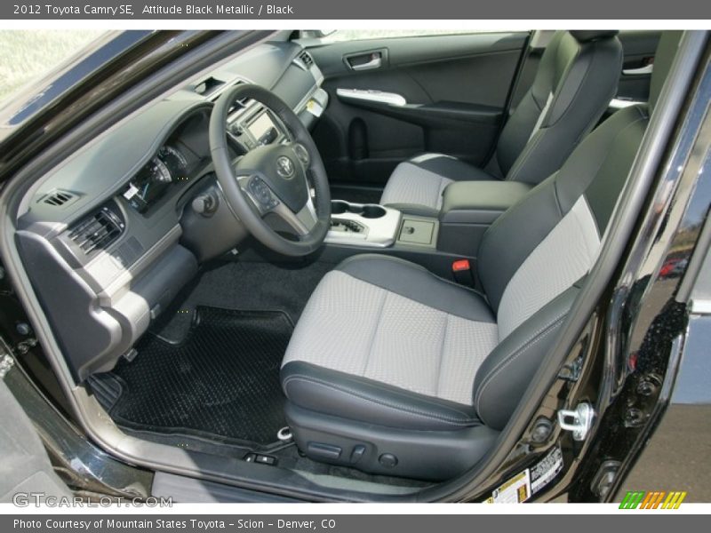 Attitude Black Metallic / Black 2012 Toyota Camry SE