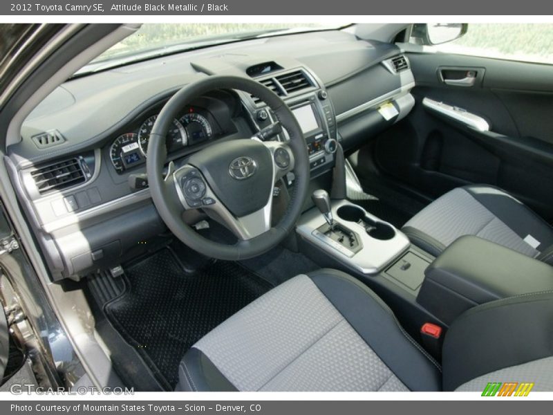 Attitude Black Metallic / Black 2012 Toyota Camry SE