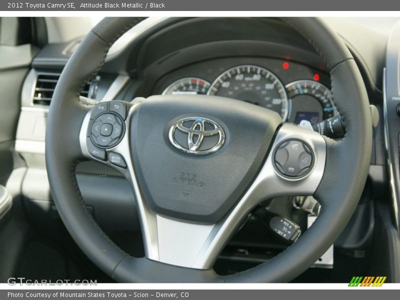 Attitude Black Metallic / Black 2012 Toyota Camry SE