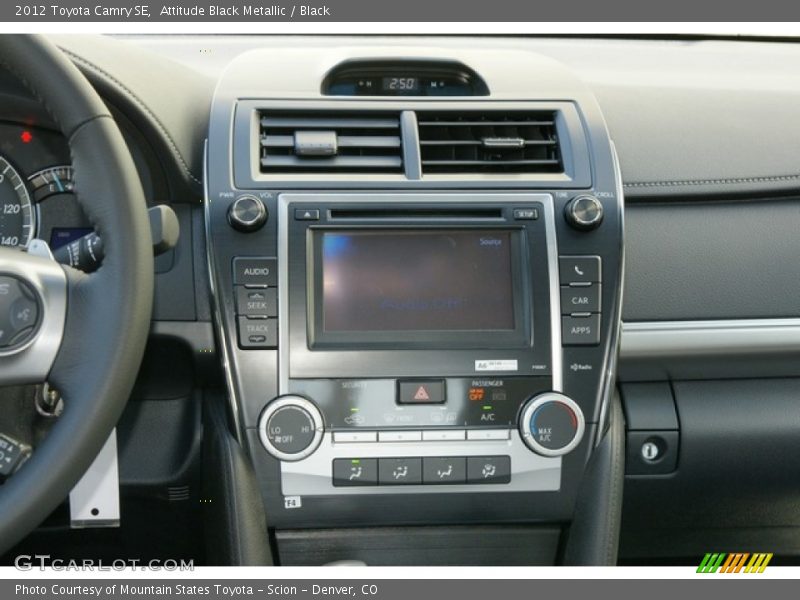 Attitude Black Metallic / Black 2012 Toyota Camry SE