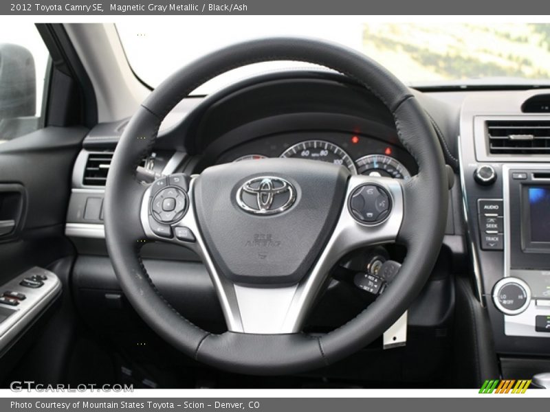 Magnetic Gray Metallic / Black/Ash 2012 Toyota Camry SE