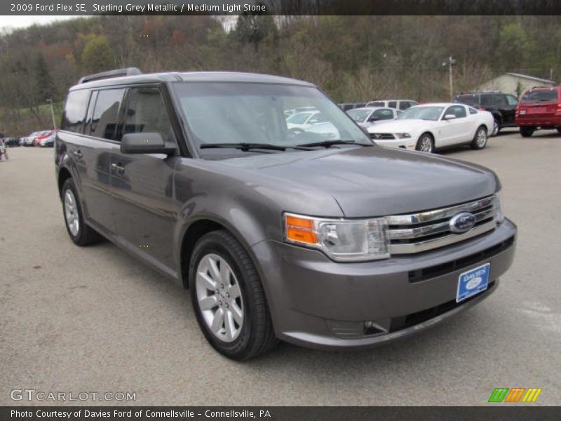 Sterling Grey Metallic / Medium Light Stone 2009 Ford Flex SE
