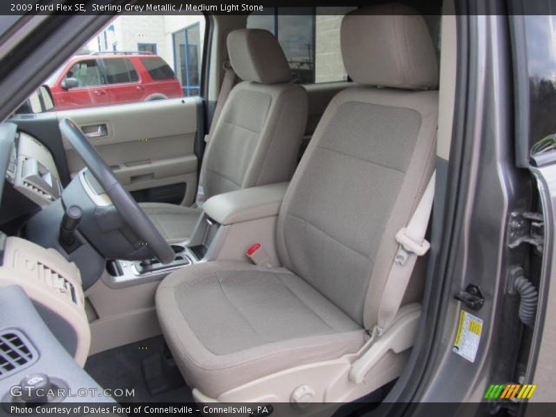 Sterling Grey Metallic / Medium Light Stone 2009 Ford Flex SE