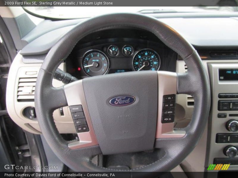 Sterling Grey Metallic / Medium Light Stone 2009 Ford Flex SE