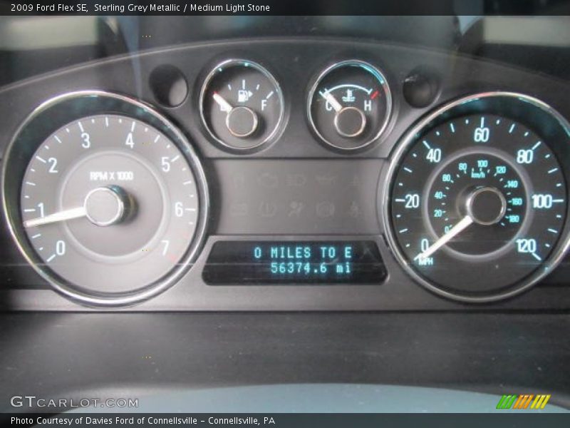 Sterling Grey Metallic / Medium Light Stone 2009 Ford Flex SE
