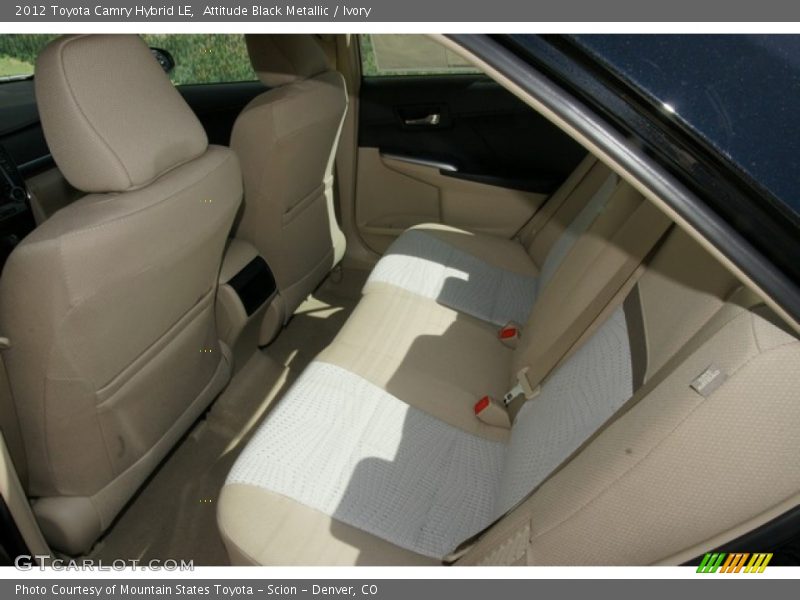 Attitude Black Metallic / Ivory 2012 Toyota Camry Hybrid LE
