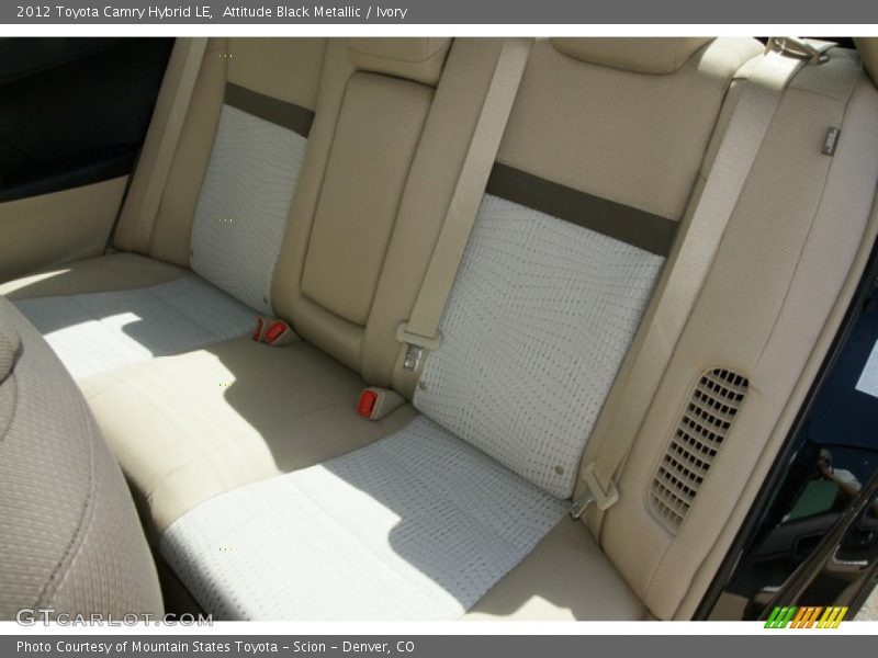 Attitude Black Metallic / Ivory 2012 Toyota Camry Hybrid LE
