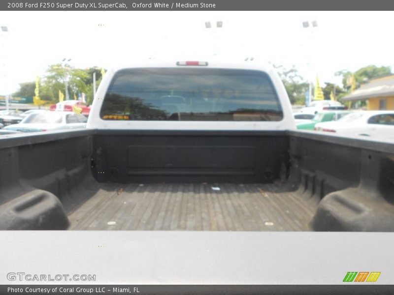 Oxford White / Medium Stone 2008 Ford F250 Super Duty XL SuperCab