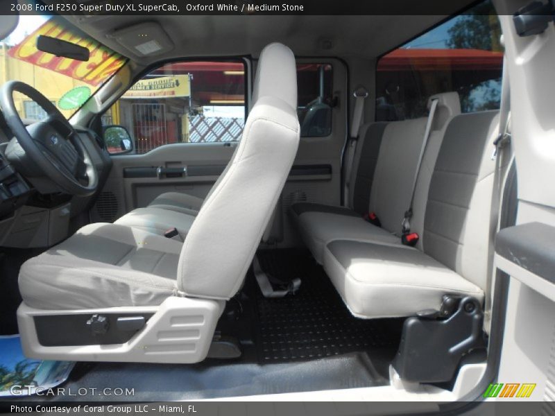  2008 F250 Super Duty XL SuperCab Medium Stone Interior