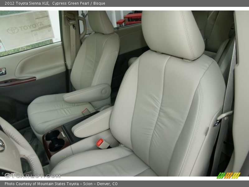 Cypress Green Pearl / Bisque 2012 Toyota Sienna XLE