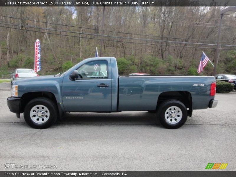  2010 Silverado 1500 Regular Cab 4x4 Blue Granite Metallic