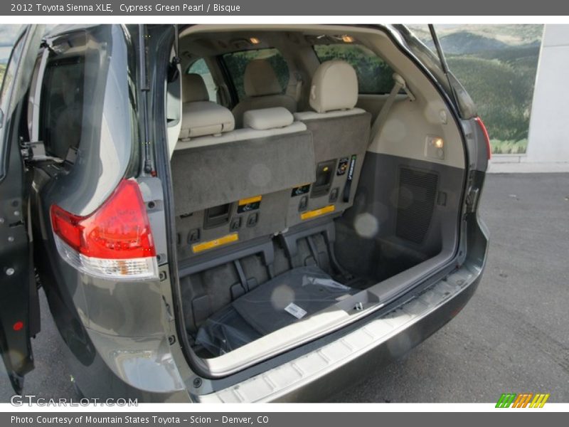 Cypress Green Pearl / Bisque 2012 Toyota Sienna XLE
