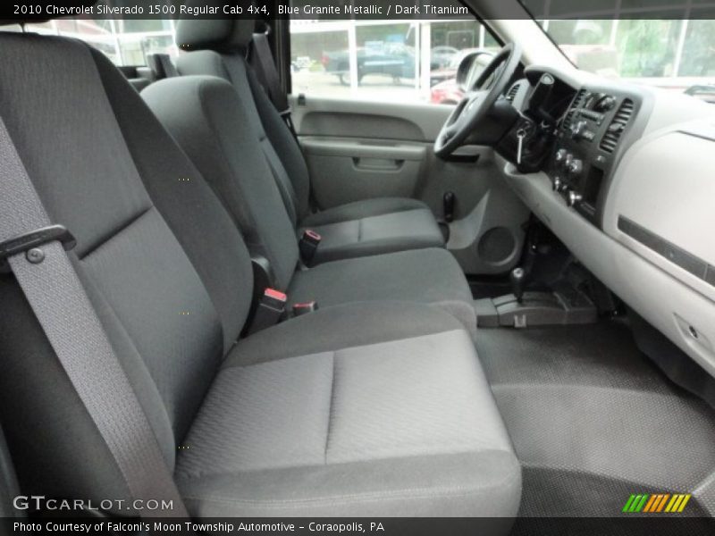 Blue Granite Metallic / Dark Titanium 2010 Chevrolet Silverado 1500 Regular Cab 4x4