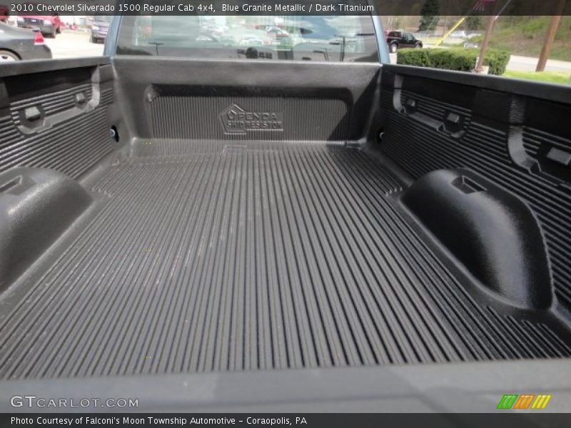 Blue Granite Metallic / Dark Titanium 2010 Chevrolet Silverado 1500 Regular Cab 4x4